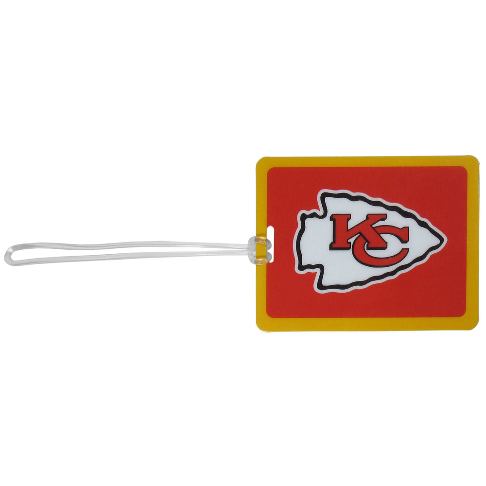 Kansas City Chiefs Vinyl Luggage Tag - Kansas City Chiefs - Flyclothing LLC