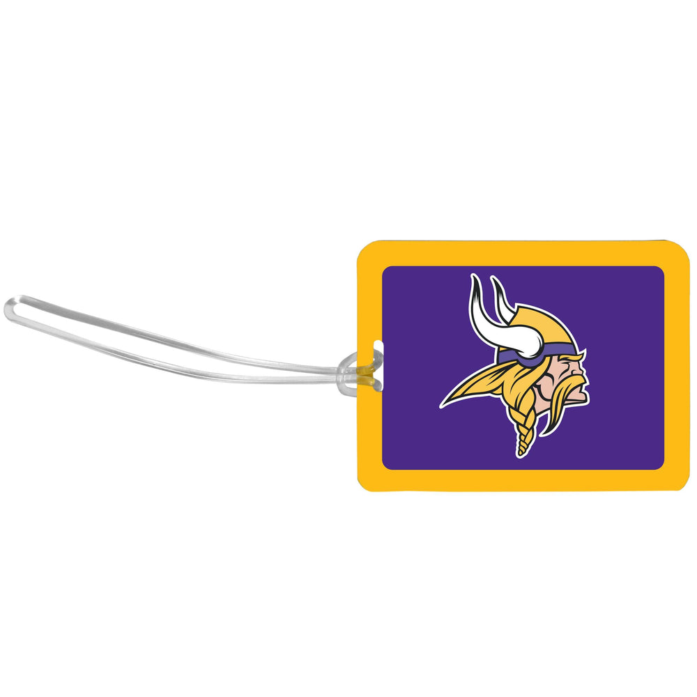 Minnesota Vikings Vinyl Luggage Tag - Minnesota Vikings - Flyclothing LLC