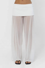 RAEL PANTS IN WHITE - findmenowthelabel - Flyclothing LLC
