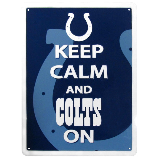 Indianapolis Colts Keep Calm Sign - Indianapolis Colts - Flyclothing LLC