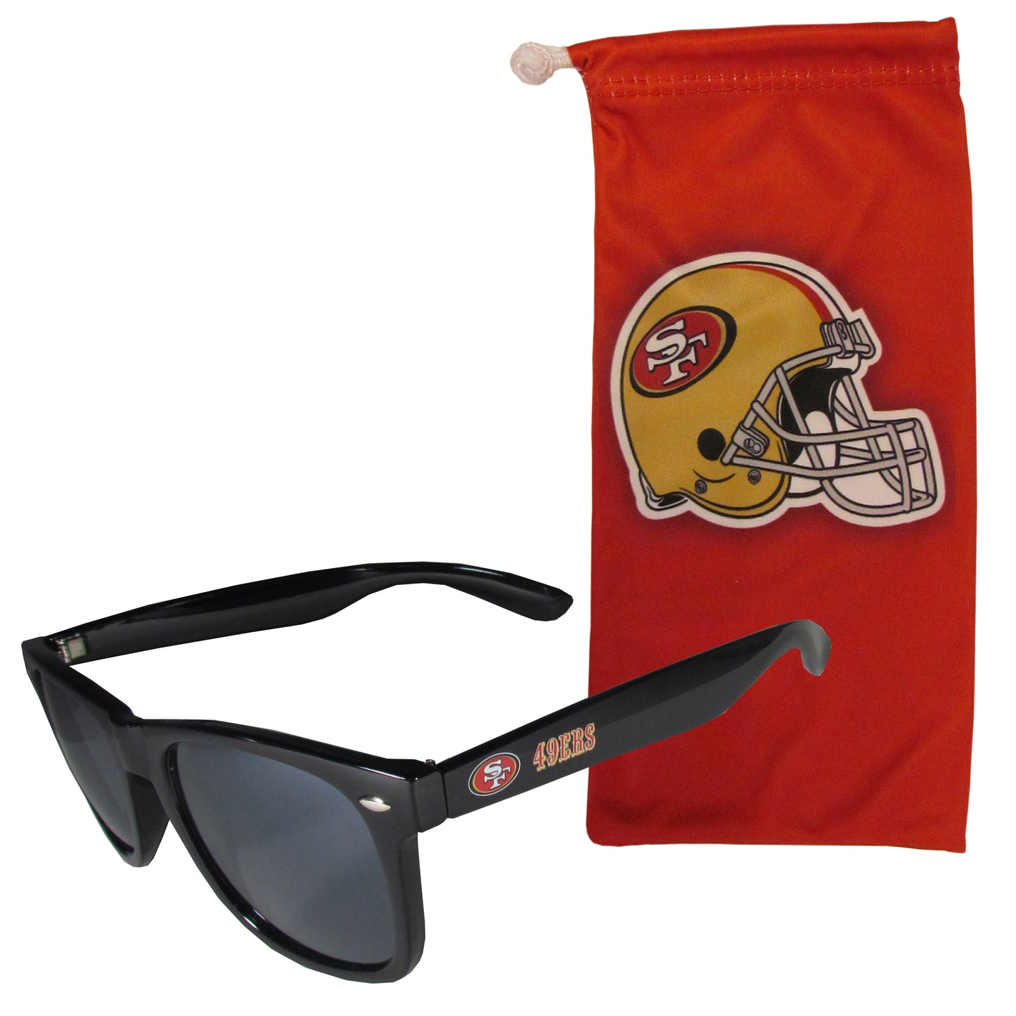 San Francisco 49ers Beachfarer Sunglasses w/Bag