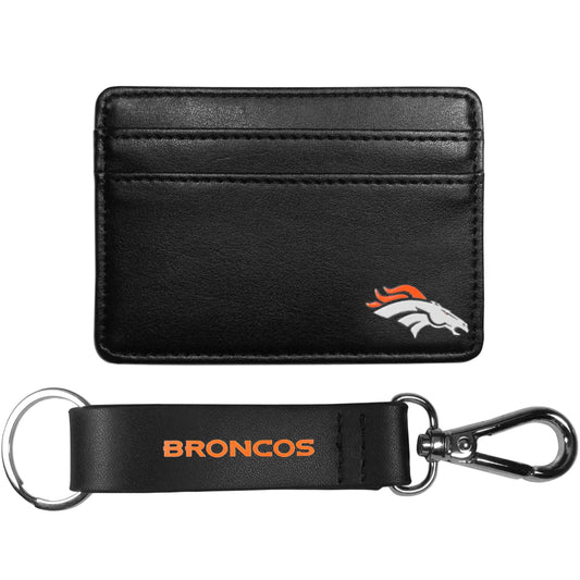 Denver Broncos Weekend Wallet & Strap Key Chain - Denver Broncos - Flyclothing LLC