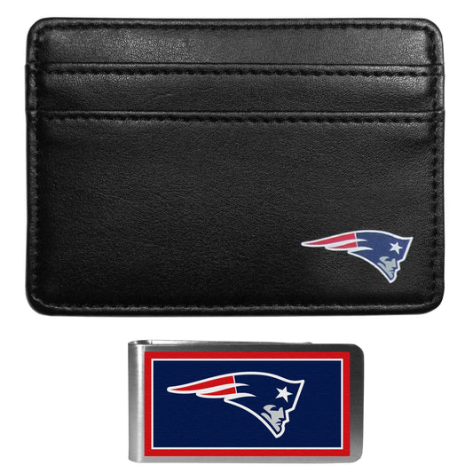 New England Patriots Weekend Wallet & Color Money Clip - New England Patriots - Flyclothing LLC