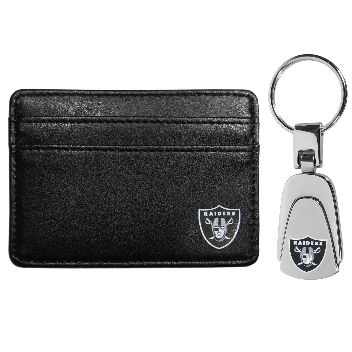 Las Vegas Raiders Weekend Wallet & Steel Key Chain - Las Vegas Raiders - Flyclothing LLC