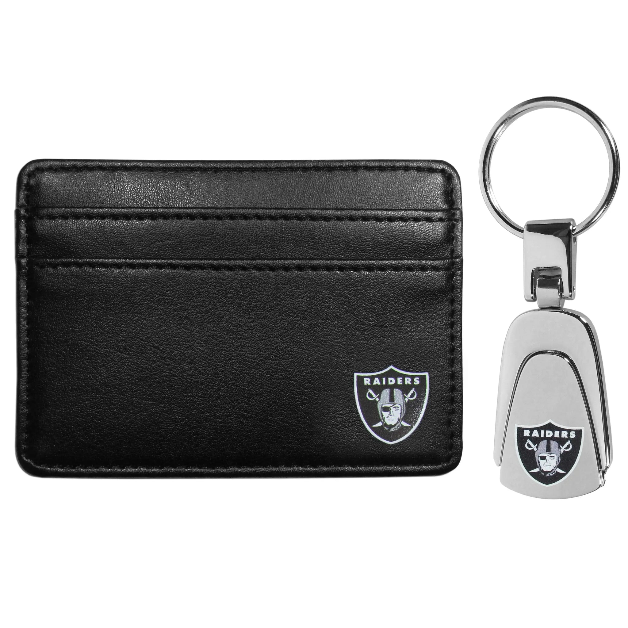 Las Vegas Raiders Weekend Wallet & Steel Key Chain - Las Vegas Raiders - Flyclothing LLC