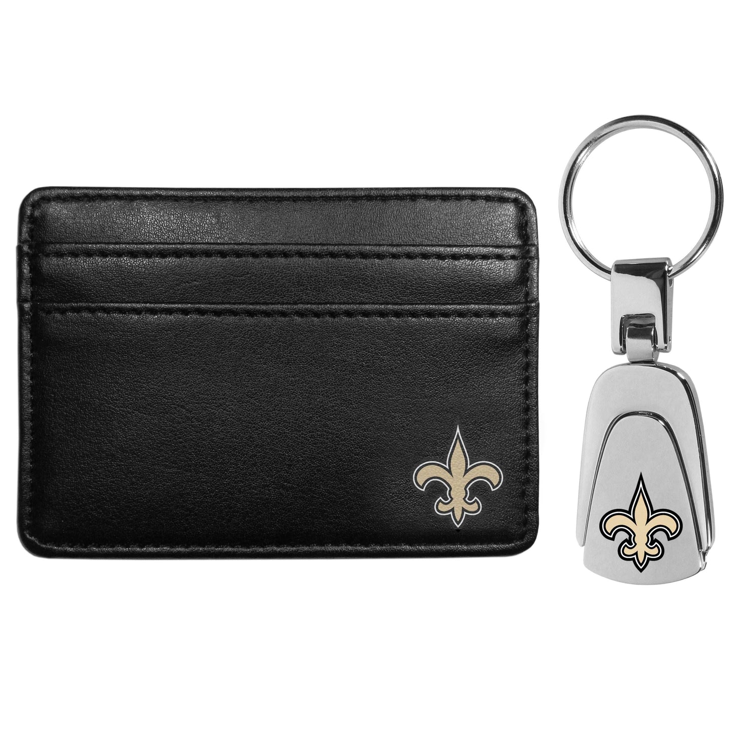 New Orleans Saints Weekend Wallet & Steel Key Chain - New Orleans Saints - Flyclothing LLC