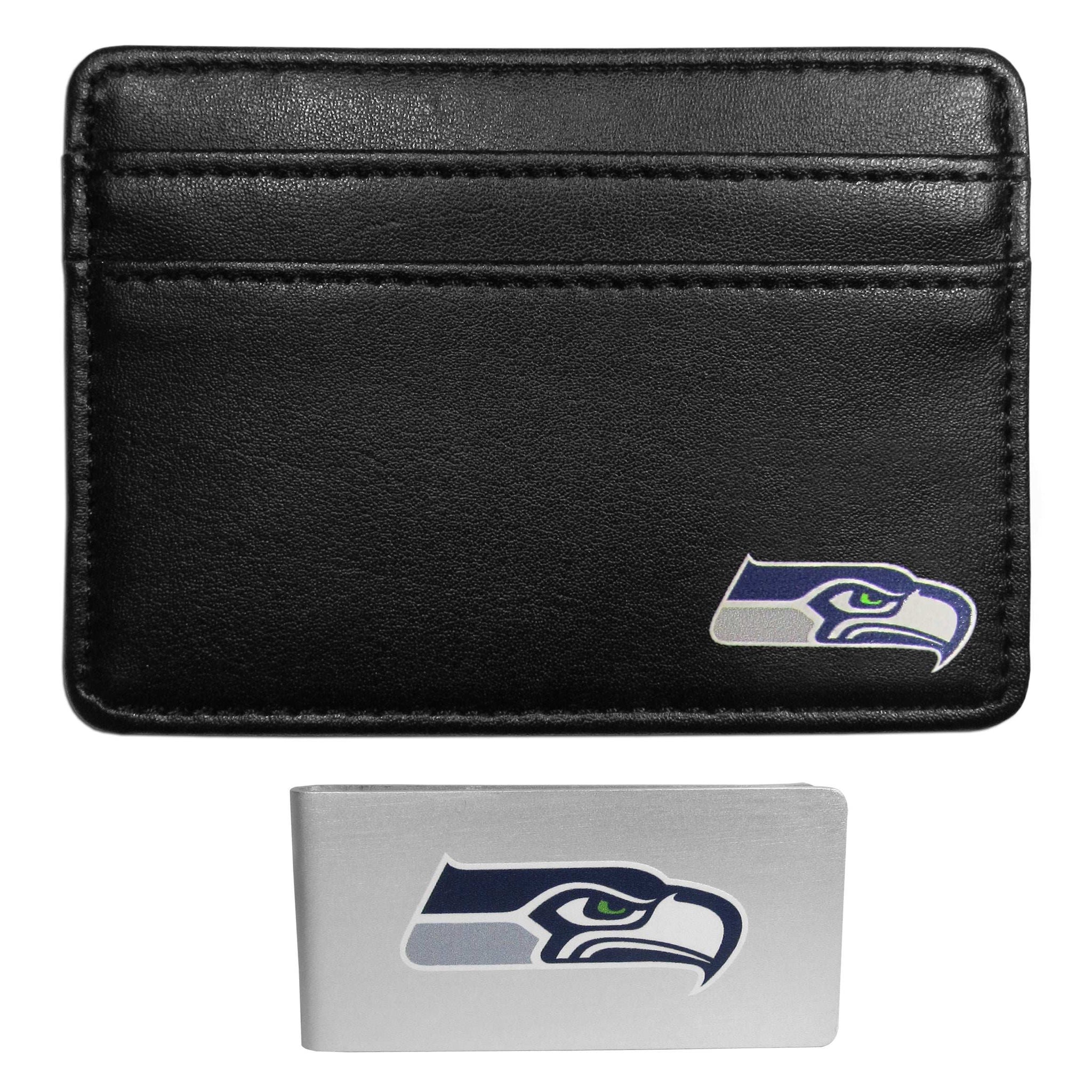 Seattle Seahawks Weekend Wallet & Money Clip - Seattle Seahawks - Flyclothing LLC