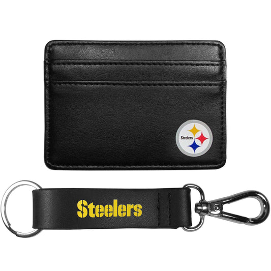 Pittsburgh Steelers Weekend Wallet & Strap Key Chain - Pittsburgh Steelers - Flyclothing LLC