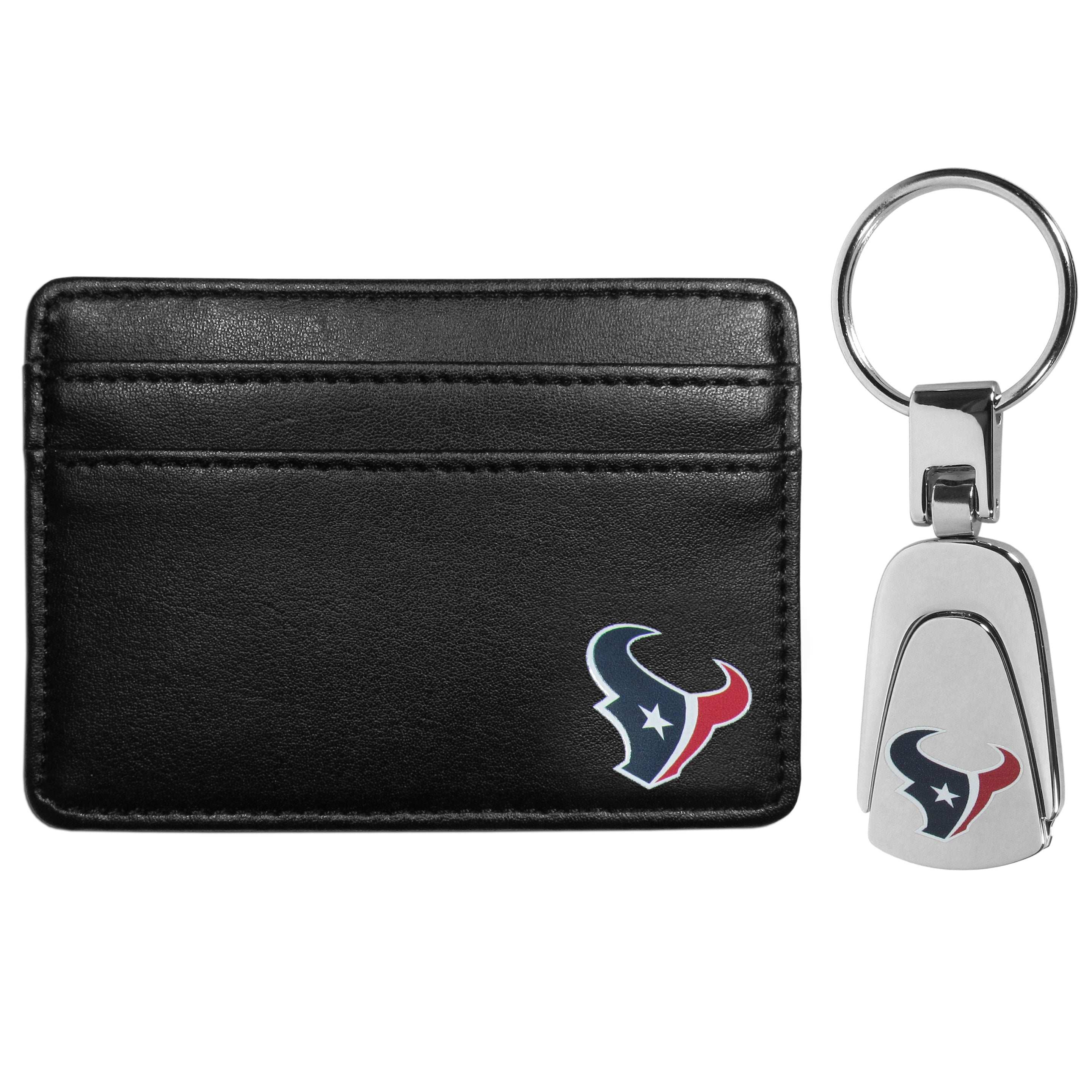 Houston Texans Weekend Wallet & Steel Key Chain - Houston Texans - Flyclothing LLC