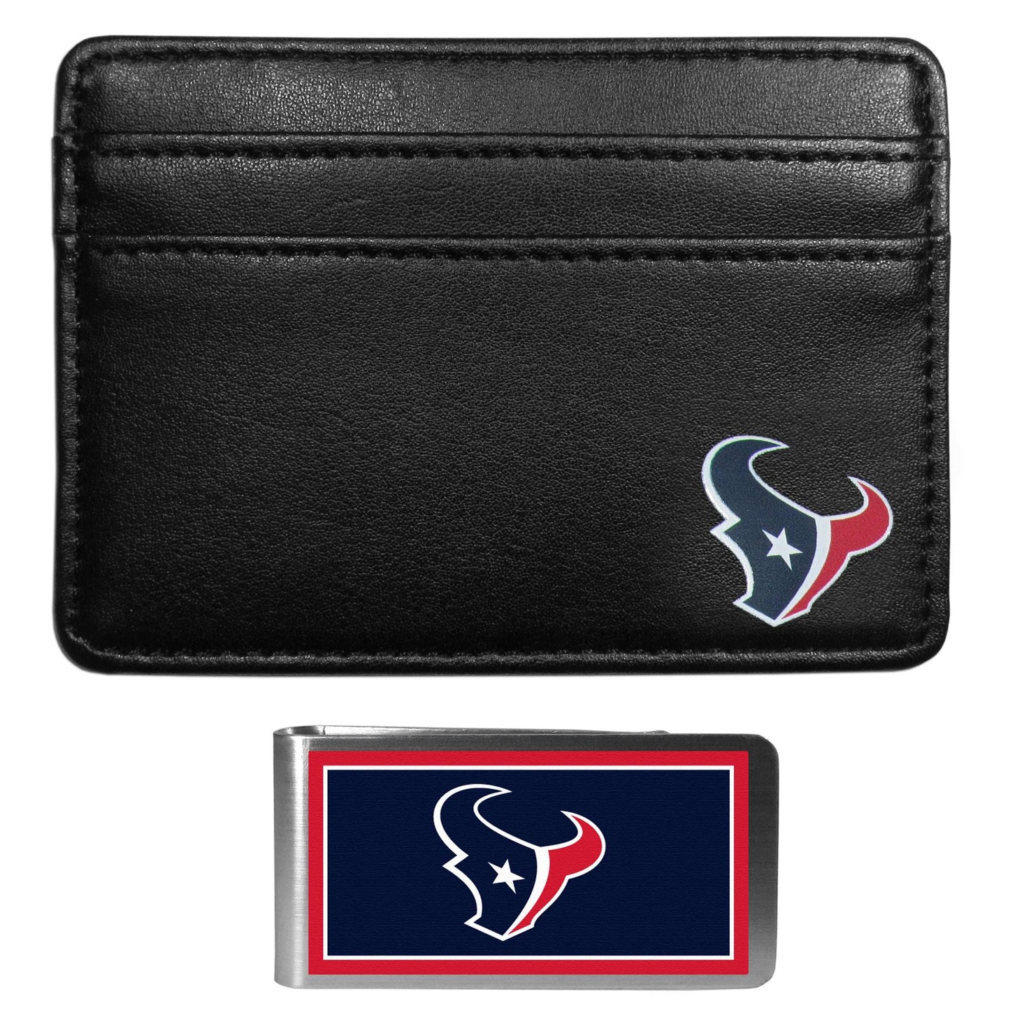 Houston Texans Weekend Wallet & Color Money Clip - Houston Texans - Flyclothing LLC