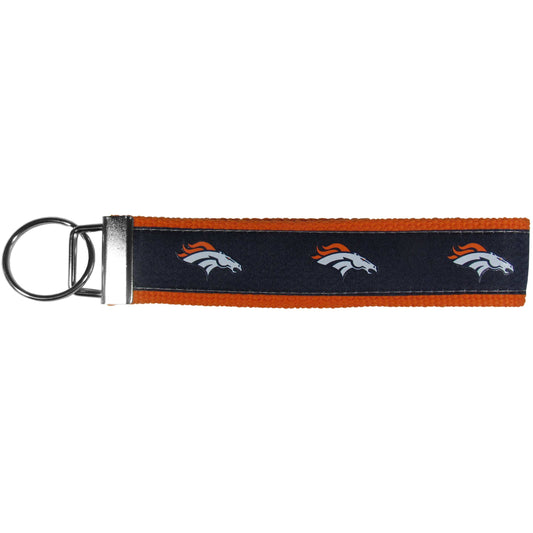 Denver Broncos Woven Wristlet Key Chain - Denver Broncos - Flyclothing LLC