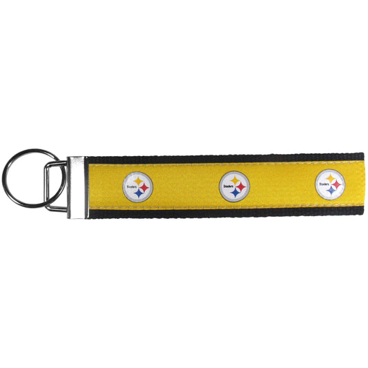 Pittsburgh Steelers Woven Wristlet Key Chain - Pittsburgh Steelers - Flyclothing LLC