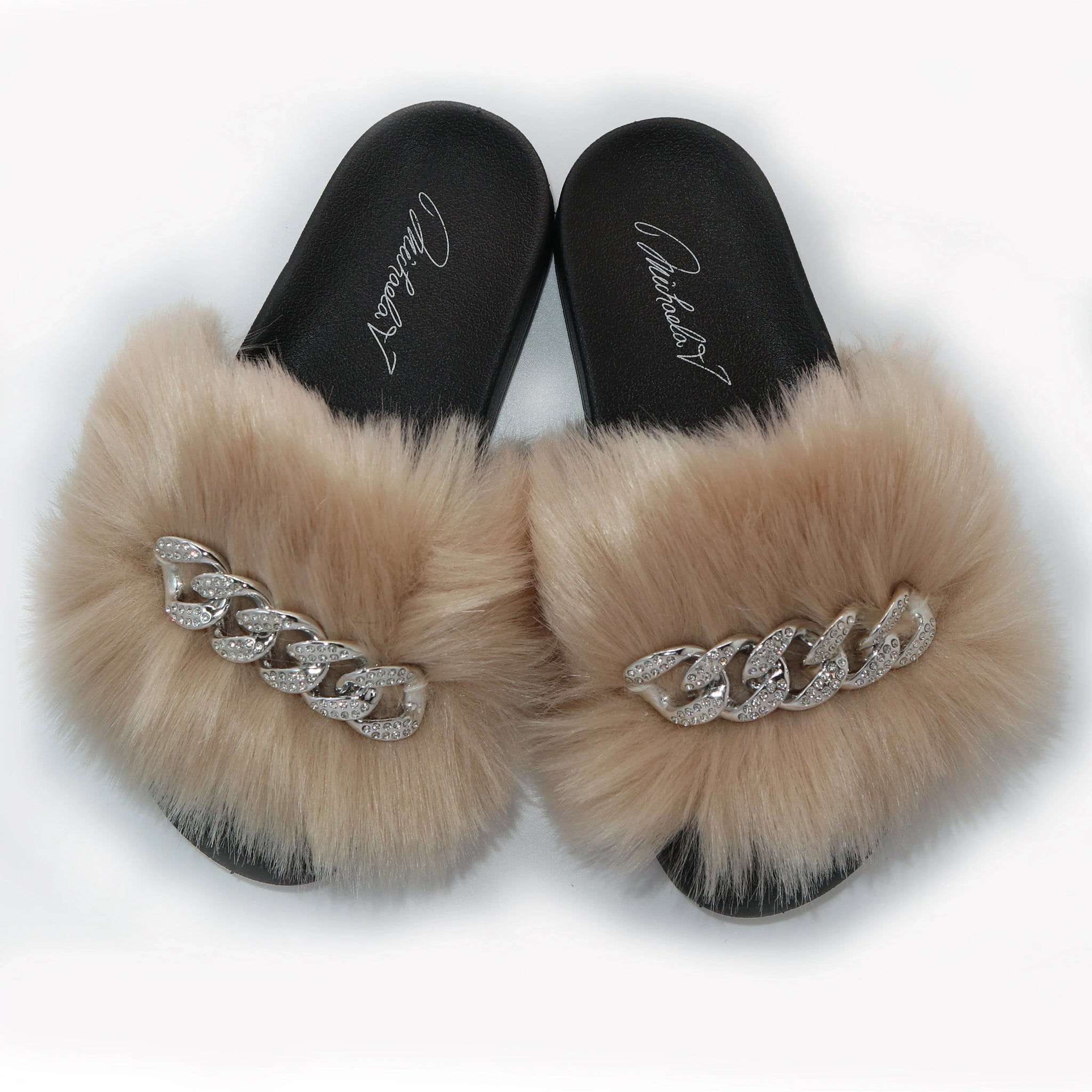 Michaela V Pupa Slippers Tan - Michaela V - Flyclothing LLC