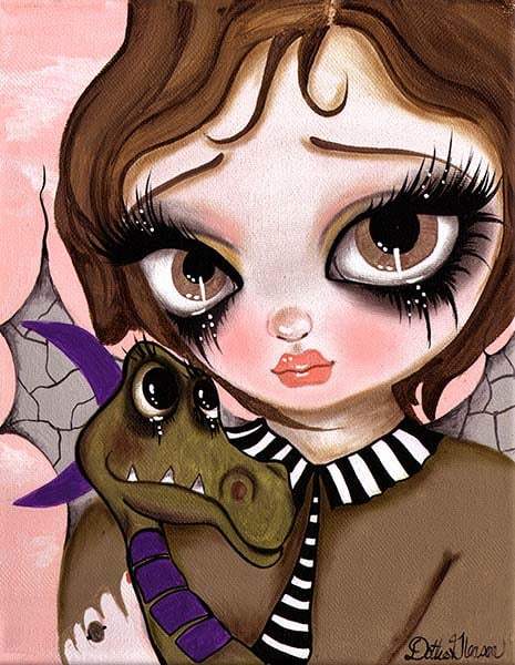 Black Market Art Company Fairies & Dragons No. 1 Print - Black Market Art Company - Flyclothing LLC