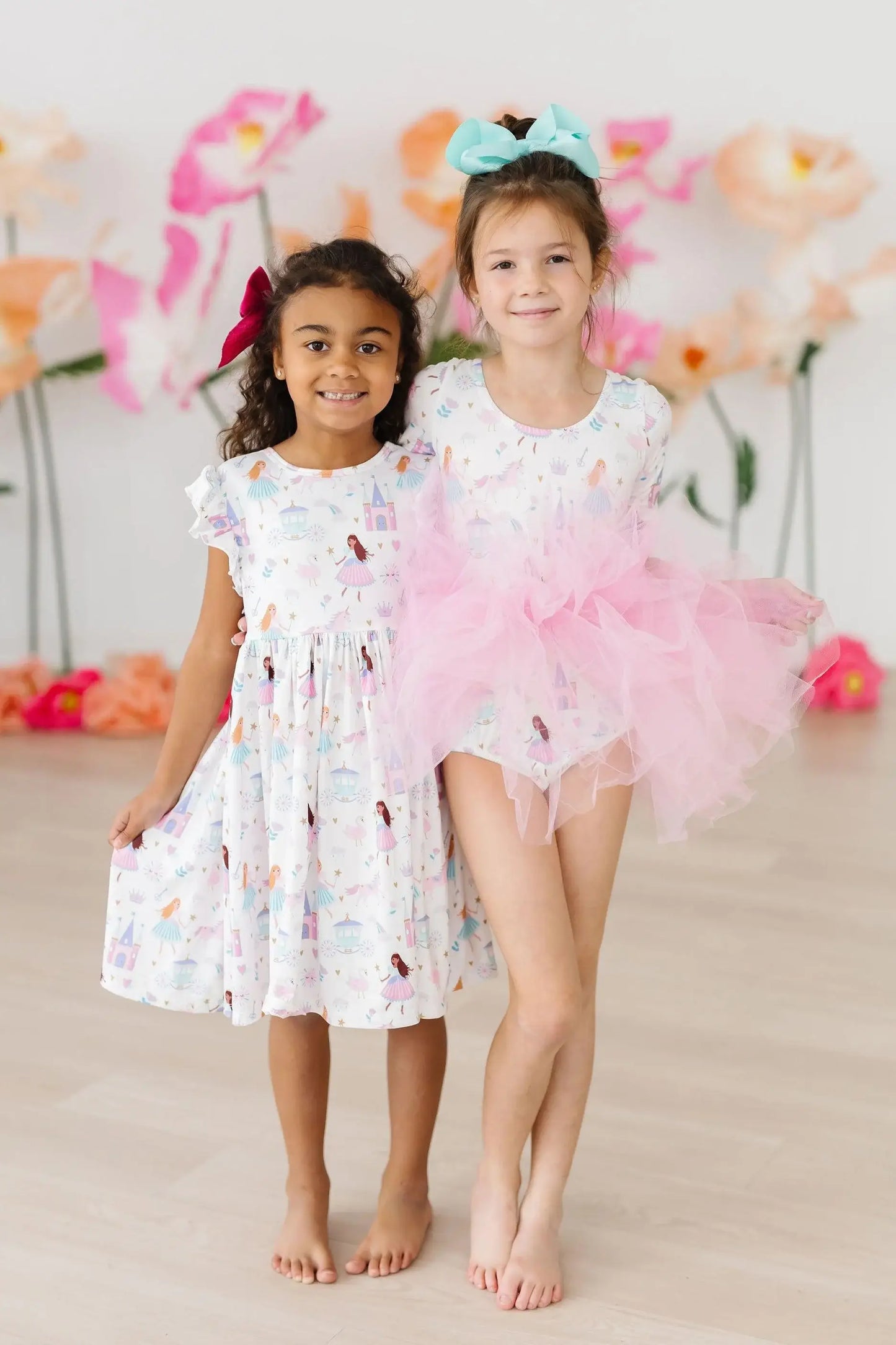 Fairy Princess 3/4 Sleeve Tutu Leotard - Mila & Rose ® - Flyclothing LLC