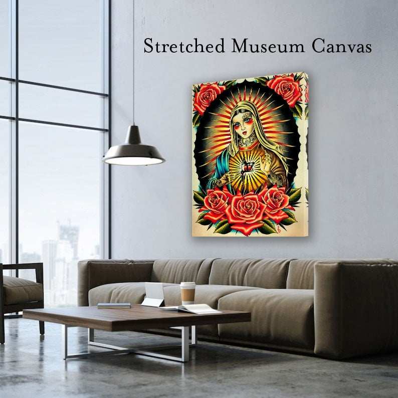 Black Market Art Company Faith Mary Print - Black Market Art Company - Flyclothing LLC