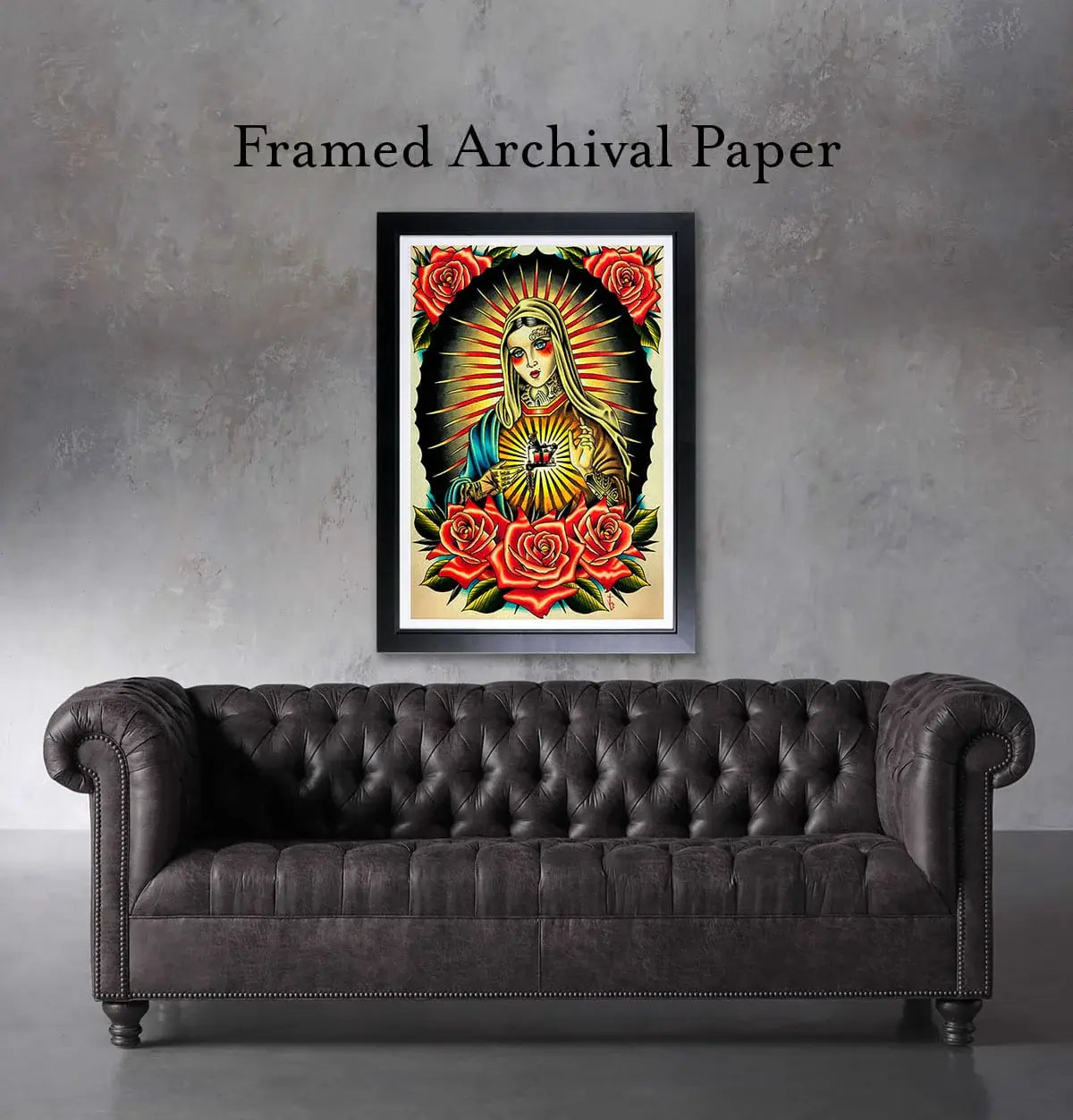 Black Market Art Company Faith Mary Print - Black Market Art Company - Flyclothing LLC