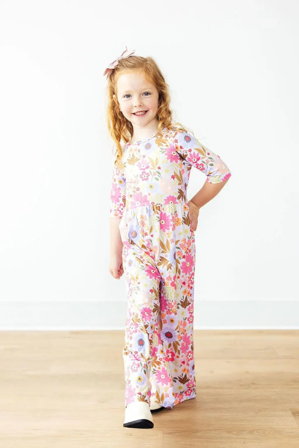 Fall Botanicals Wide Leg Jumpsuit - Mila & Rose ® - Flyclothing LLC