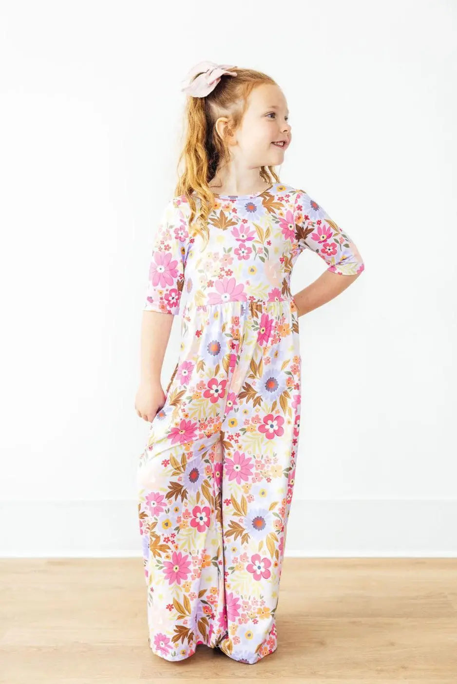 Fall Botanicals Wide Leg Jumpsuit - Mila & Rose ® - Flyclothing LLC