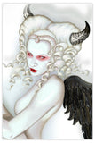 Black Market Art Company Fallen Angel Portrait Print