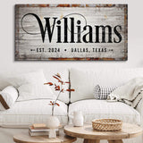 Family Sign XXIV - Tailored Canvases - Flyclothing LLC