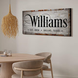 Family Sign XXIV - Tailored Canvases - Flyclothing LLC