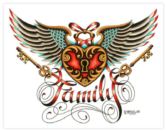 Black Market Art Company Family Print - Black Market Art Company - Flyclothing LLC