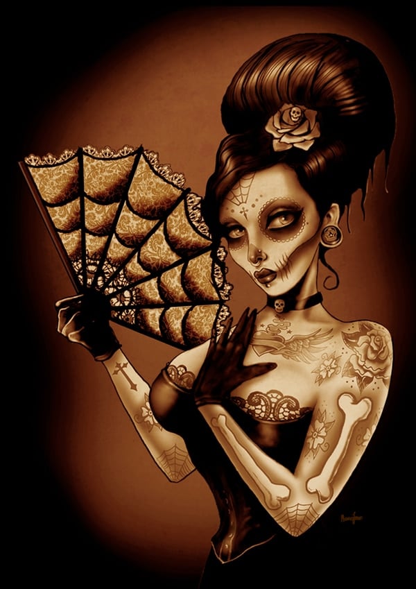 Black Market Art Company Fan Girl Print