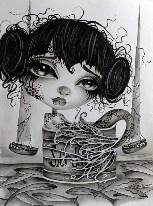 Black Market Art Company Fancy Feast Print - Black Market Art Company - Flyclothing LLC