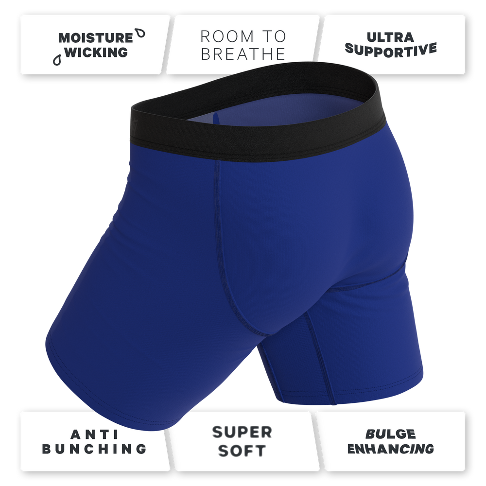 The Fancy Feather | Peacock Long Leg Ball Hammock® Pouch Underwear With Fly - Shinesty - Flyclothing LLC