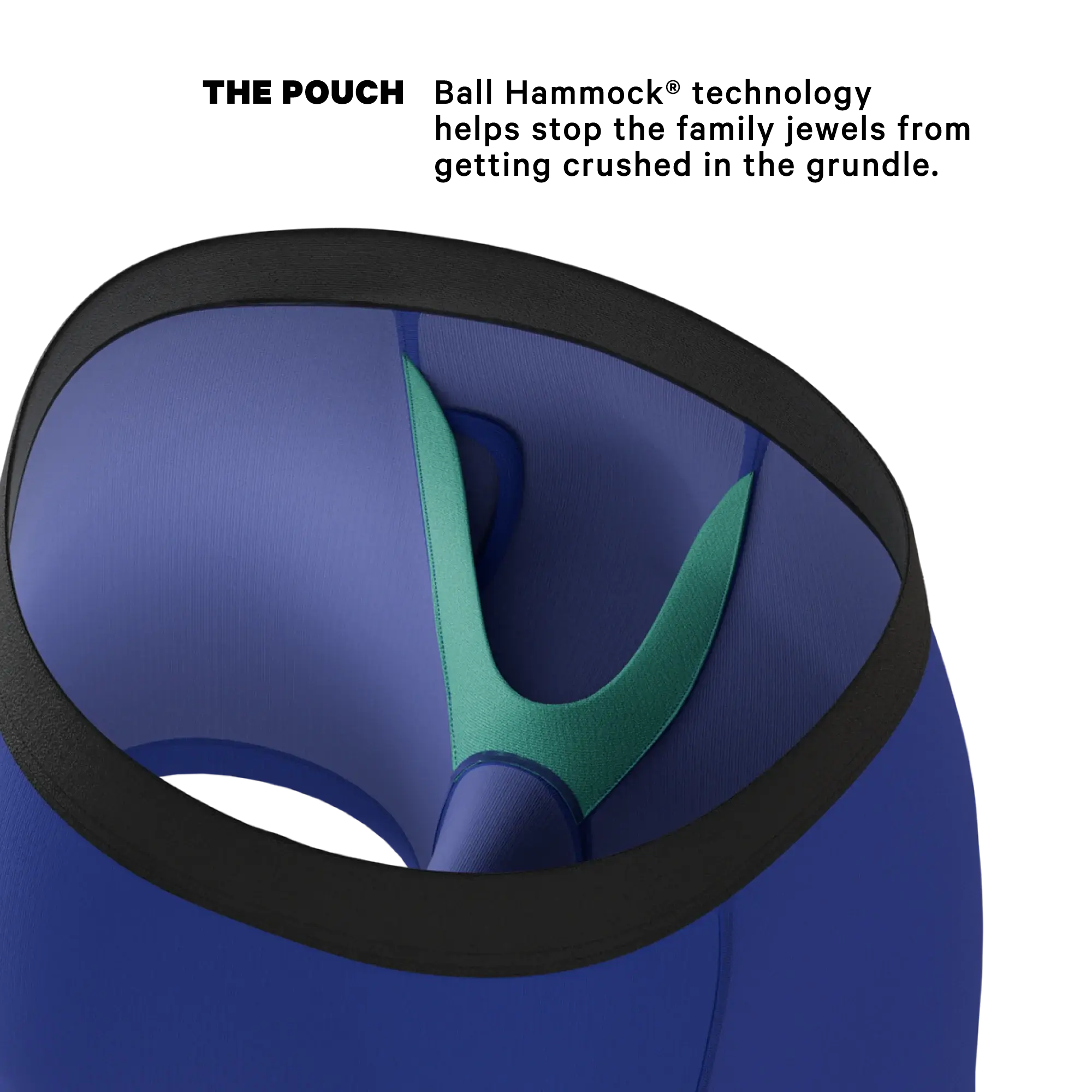 The Fancy Feather | Peacock Ball Hammock® Pouch Underwear With Fly - Shinesty - Flyclothing LLC