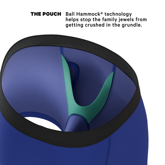 The Fancy Feather | Peacock Ball Hammock® Pouch Underwear With Fly - Shinesty - Flyclothing LLC