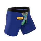 The Fancy Feather | Peacock Ball Hammock® Pouch Underwear With Fly - Shinesty - Flyclothing LLC
