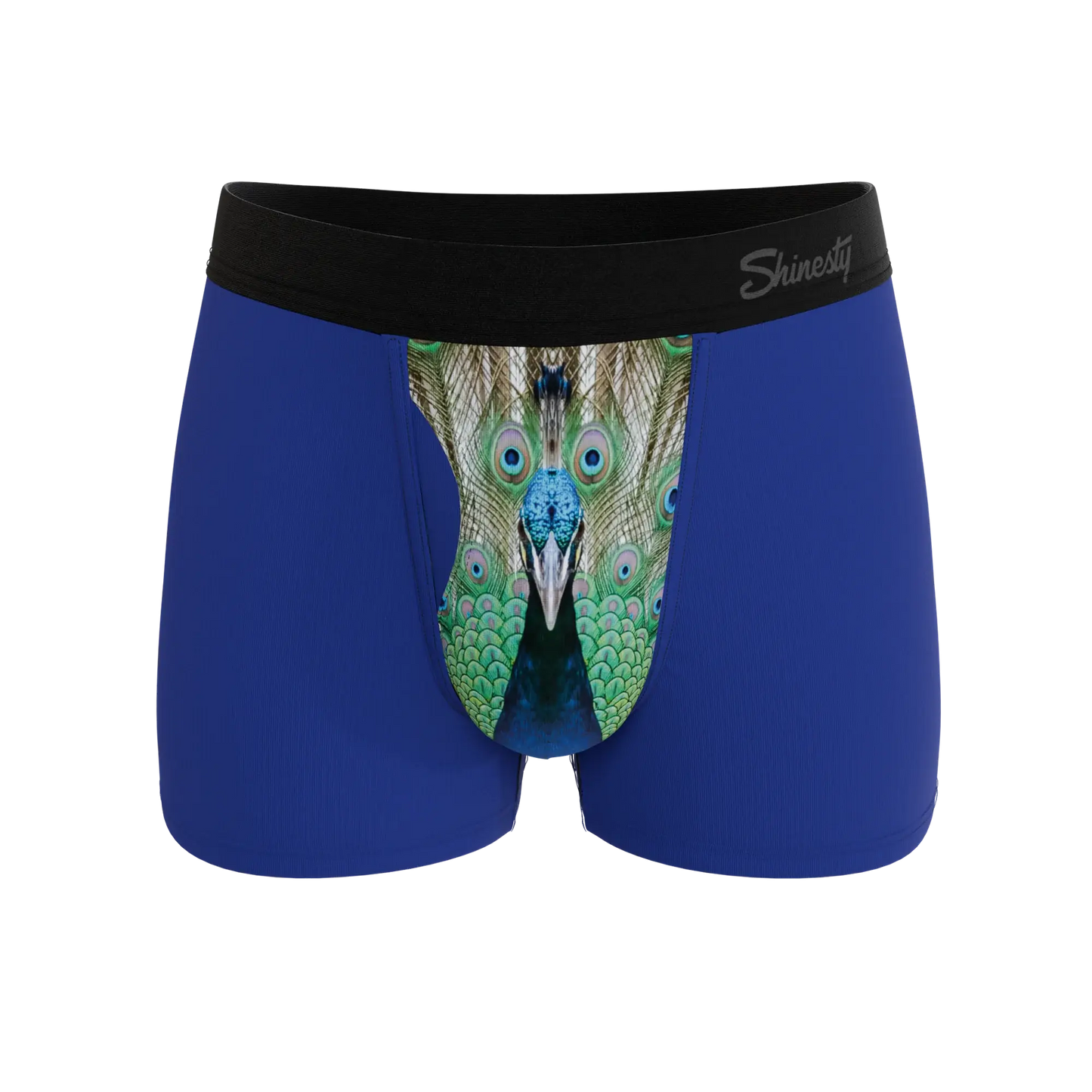 The Fancy Feather | Peacock Ball Hammock® Pouch Trunks Underwear - Shinesty - Flyclothing LLC
