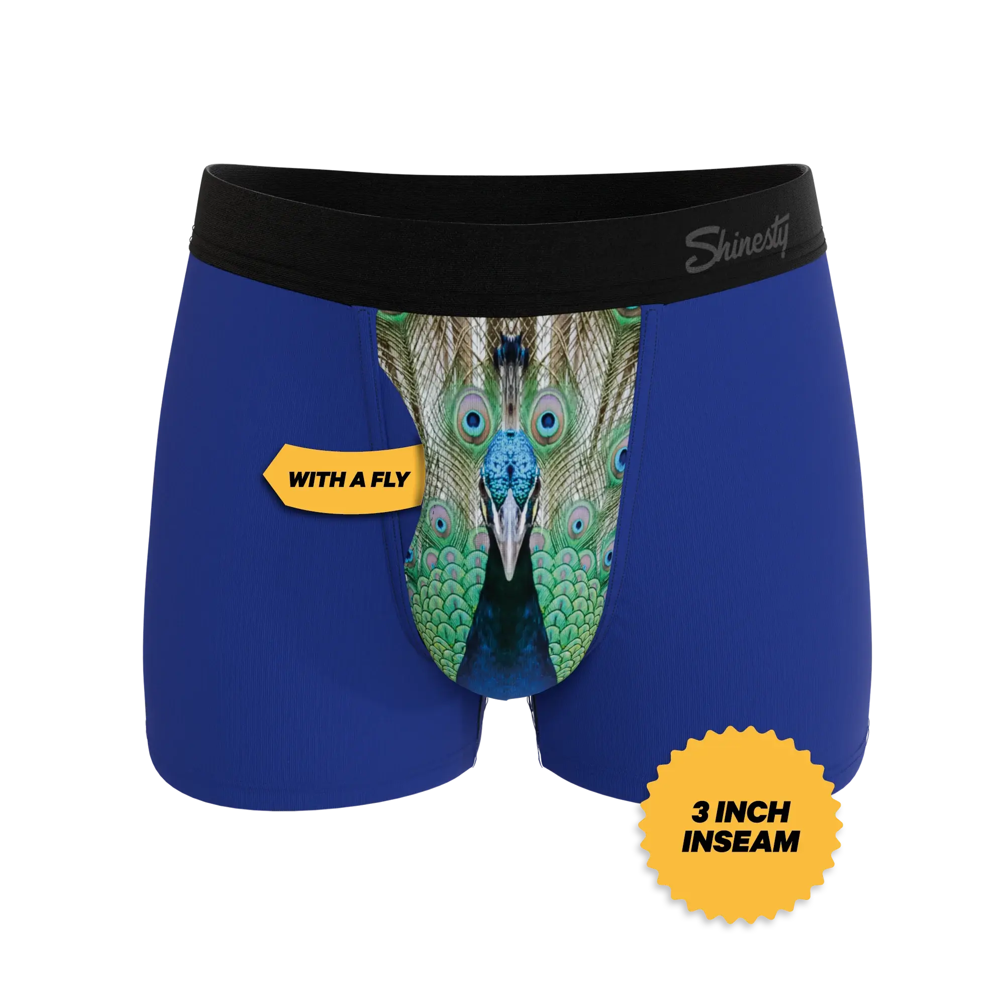 The Fancy Feather | Peacock Ball Hammock® Pouch Trunks Underwear - Shinesty - Flyclothing LLC