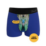 The Fancy Feather | Peacock Ball Hammock® Pouch Trunks Underwear - Shinesty - Flyclothing LLC