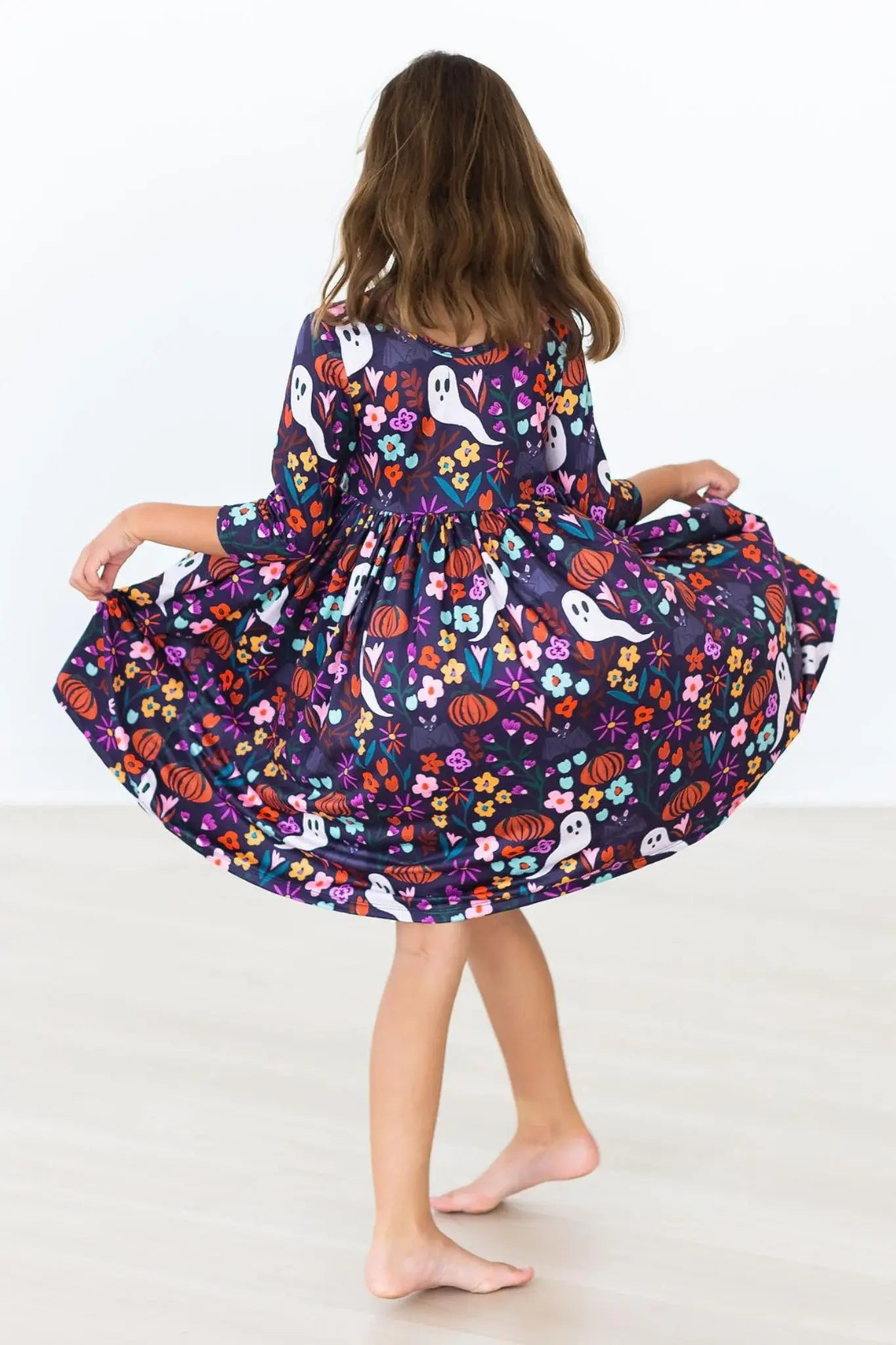Fangtastic 3/4 Sleeve Pocket Twirl Dress - Mila & Rose ® - Flyclothing LLC