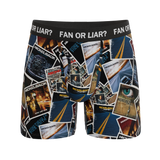The Fan or Liar | Shinesty X Nickelback Albums Ball Hammock® Pouch Underwear With Fly - Shinesty - Flyclothing LLC