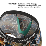 The Fan or Liar | Shinesty X Nickelback Albums Ball Hammock® Pouch Underwear With Fly - Shinesty - Flyclothing LLC
