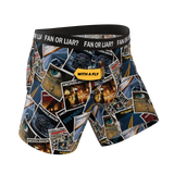 The Fan or Liar | Shinesty X Nickelback Albums Ball Hammock® Pouch Underwear With Fly - Shinesty - Flyclothing LLC
