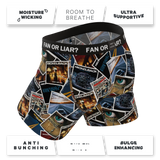 The Fan or Liar | Shinesty X Nickelback Albums Ball Hammock® Pouch Underwear With Fly - Shinesty - Flyclothing LLC