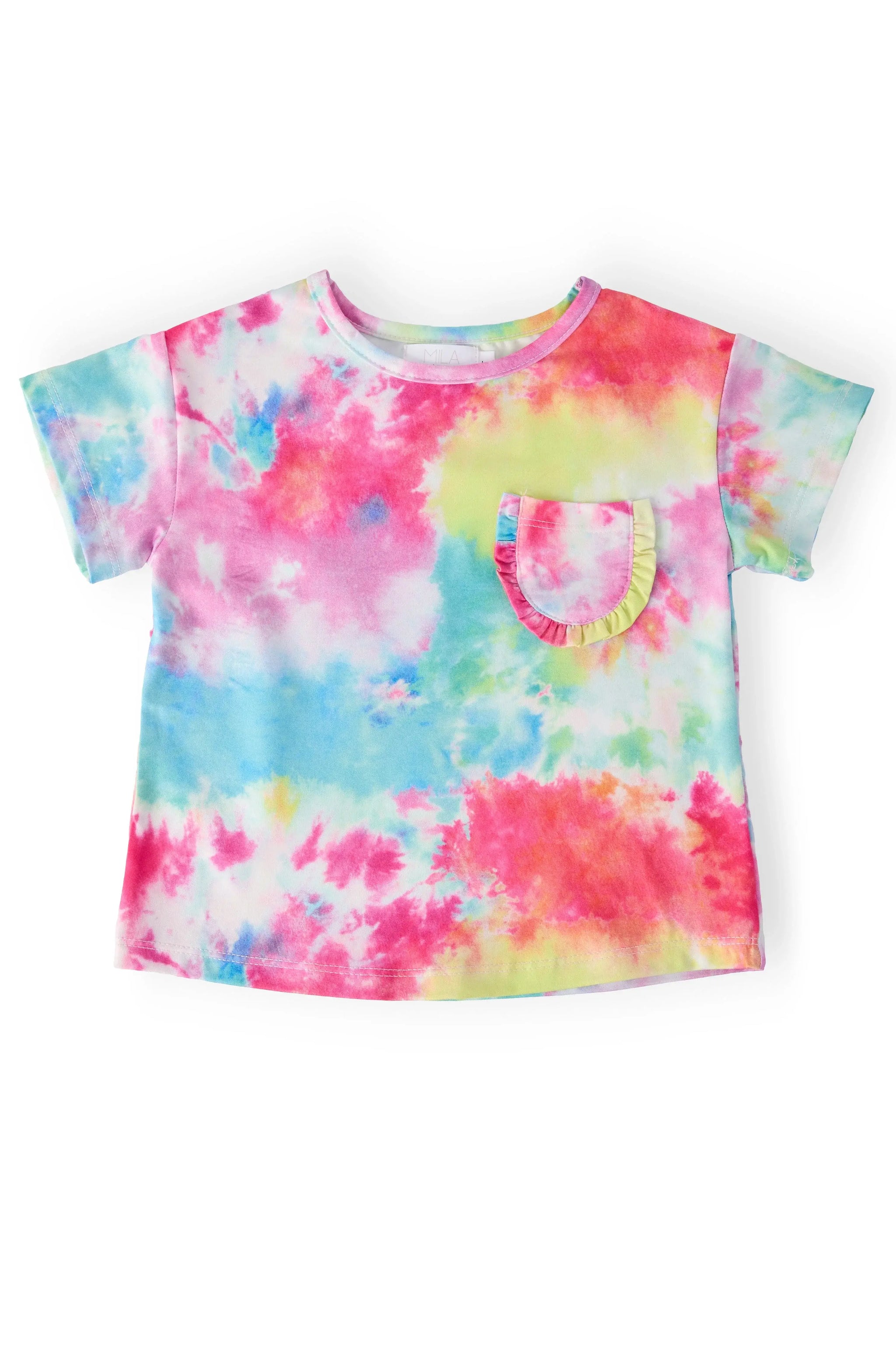 Far Out Ruffle Pocket Tee - Mila & Rose ® - Flyclothing LLC
