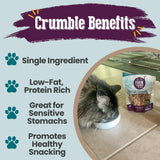 Fish Crumbles for Cats | All-Natural Fish Cat Treats - Farm To Pet - Flyclothing LLC