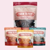 Puppy Packs 'n Snacks Dog Treat Starter Pack | Single-Ingredient Training Treats - Farm To Pet - Flyclothing LLC
