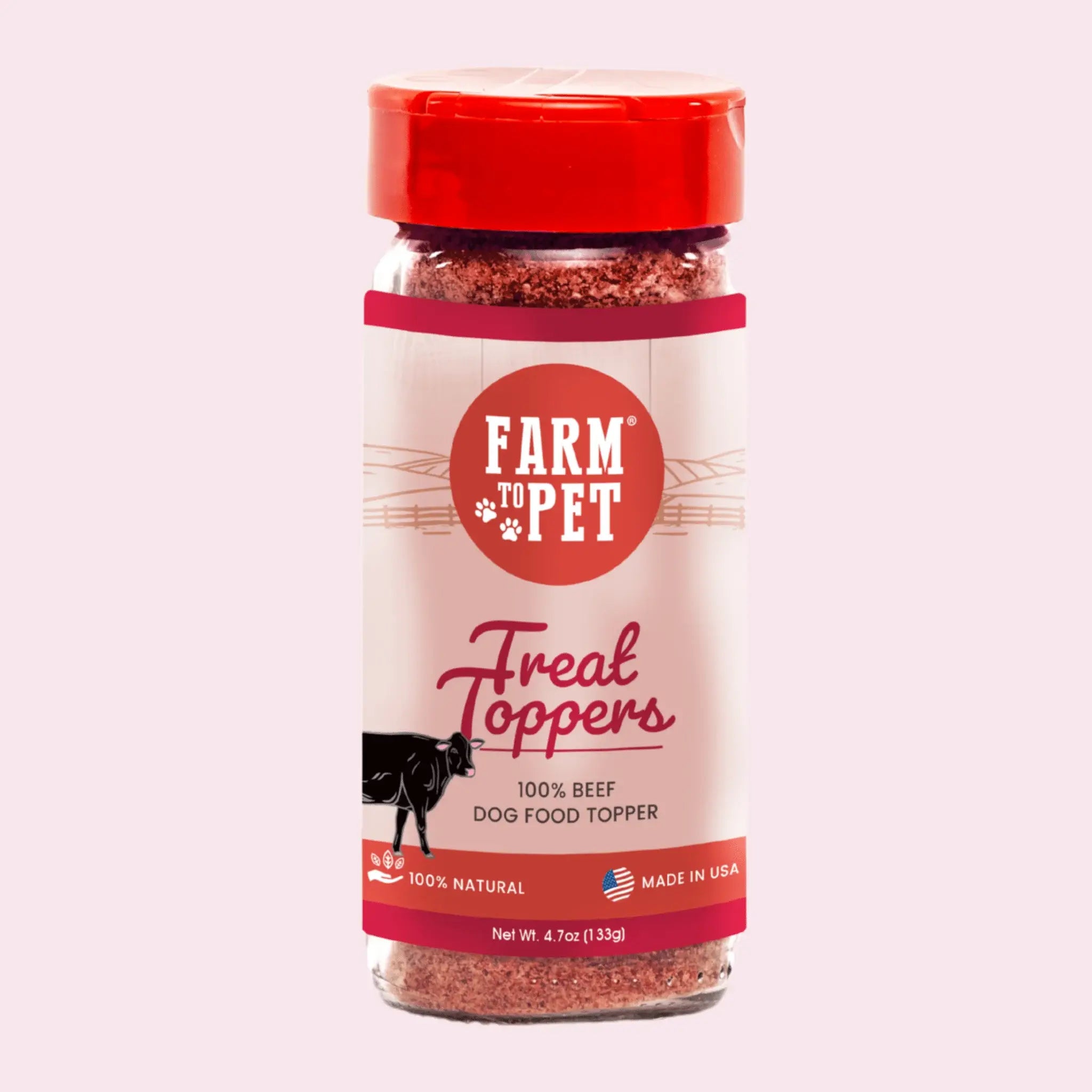 Treat Topper Beef Dog Food Topper | Powdered Meal Topper for Pets - Farm To Pet - Flyclothing LLC