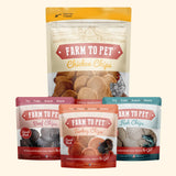 Puppy Packs 'n Snacks Dog Treat Starter Pack | Single-Ingredient Training Treats - Farm To Pet - Flyclothing LLC