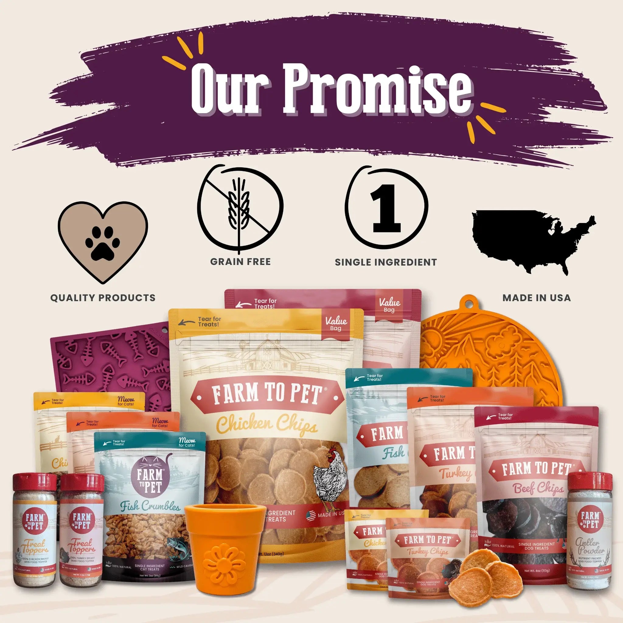 Chicken Crumbles Cat Treats | Single-Ingredient Treats for Cats - Farm To Pet - Flyclothing LLC