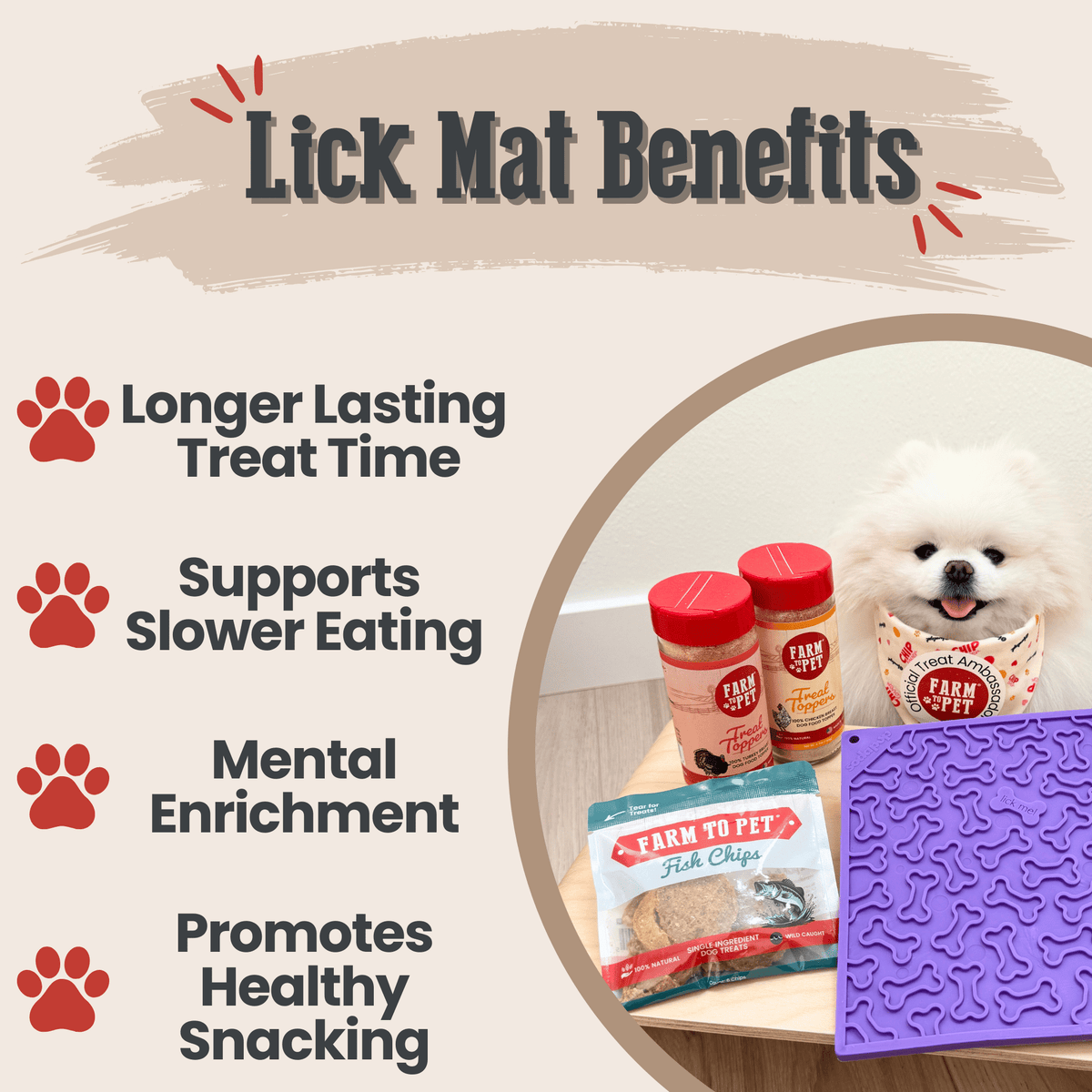 Dog Lick Mats - Farm To Pet - Flyclothing LLC