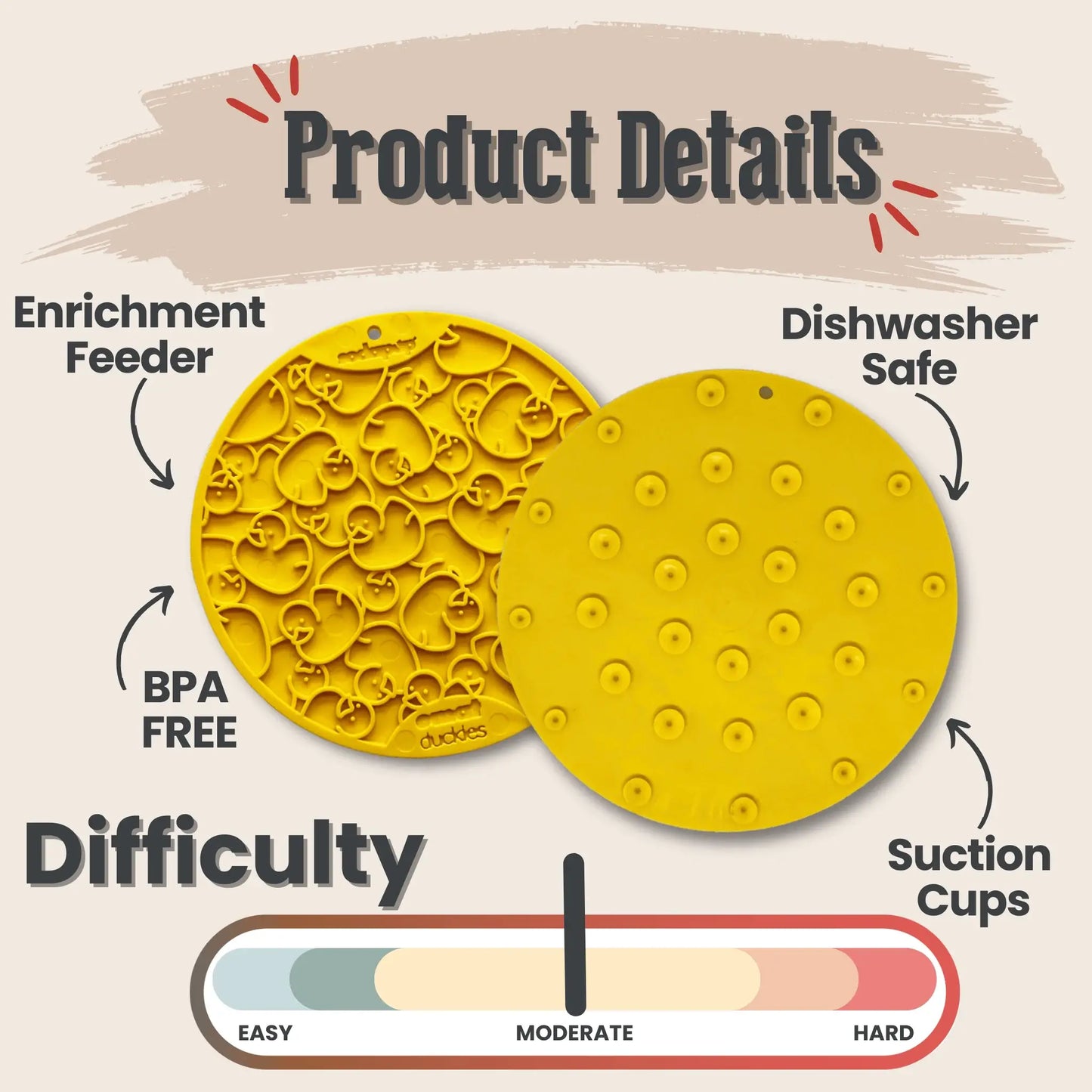 Dog Lick Mats with Suction Cups - Farm To Pet - Flyclothing LLC