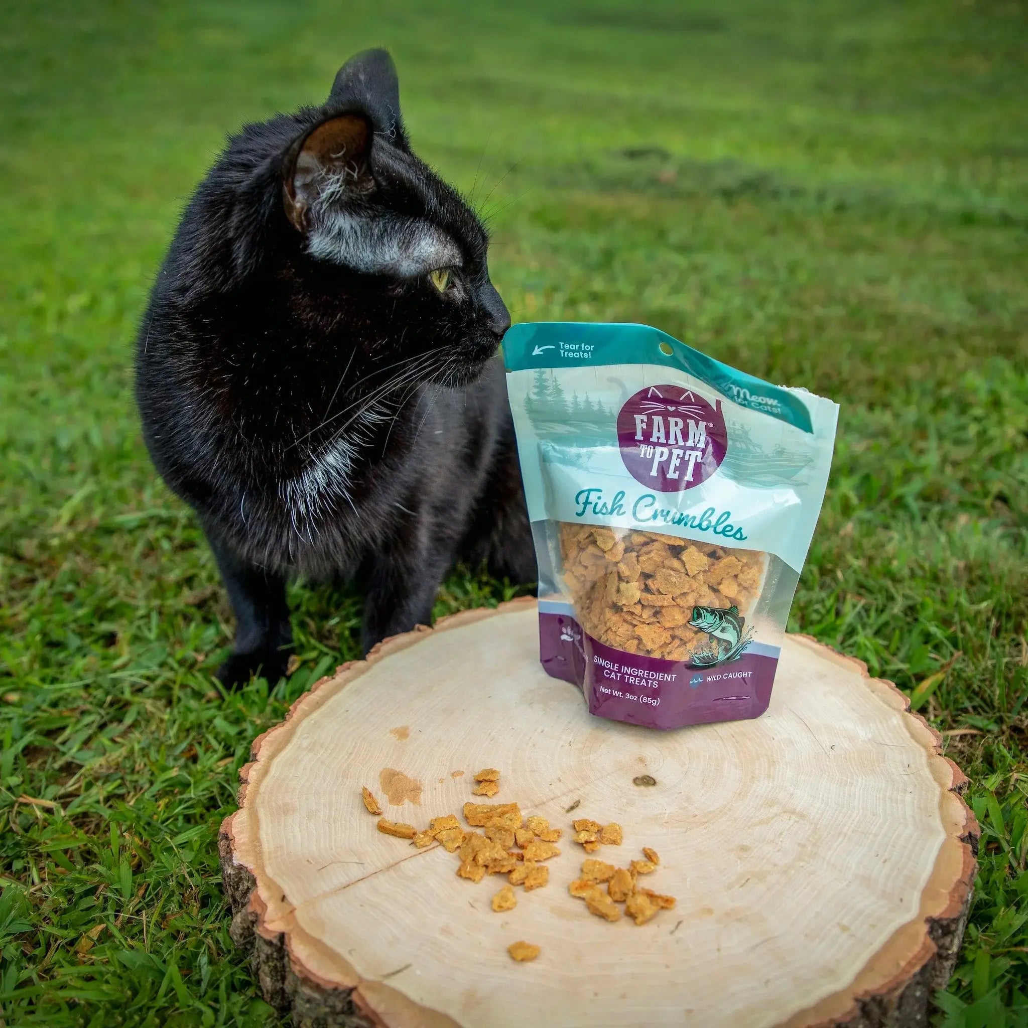 Fish Crumbles for Cats | All-Natural Fish Cat Treats - Farm To Pet - Flyclothing LLC